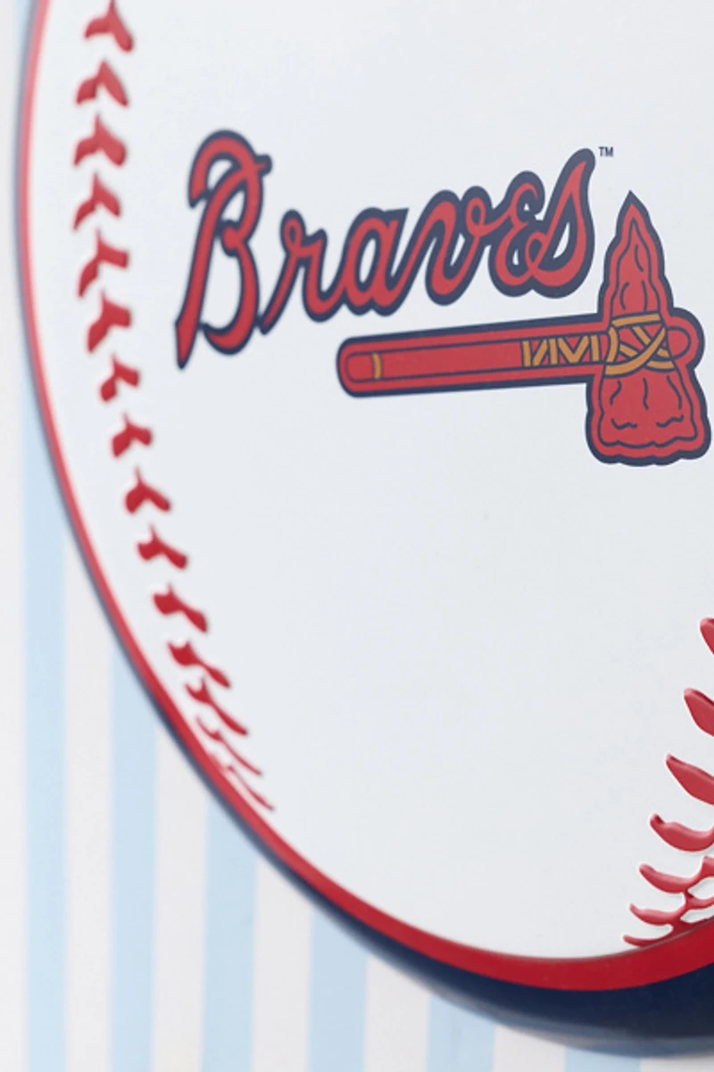 MLB Atlanta Braves Button Wall Sign