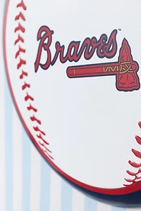 MLB Atlanta Braves Button Wall Sign