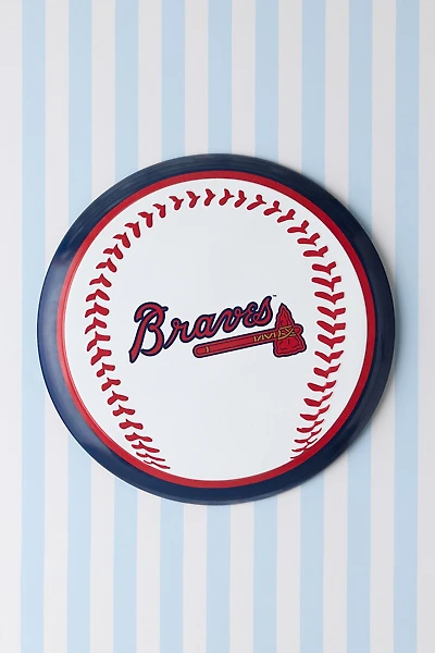 MLB Atlanta Braves Button Wall Sign