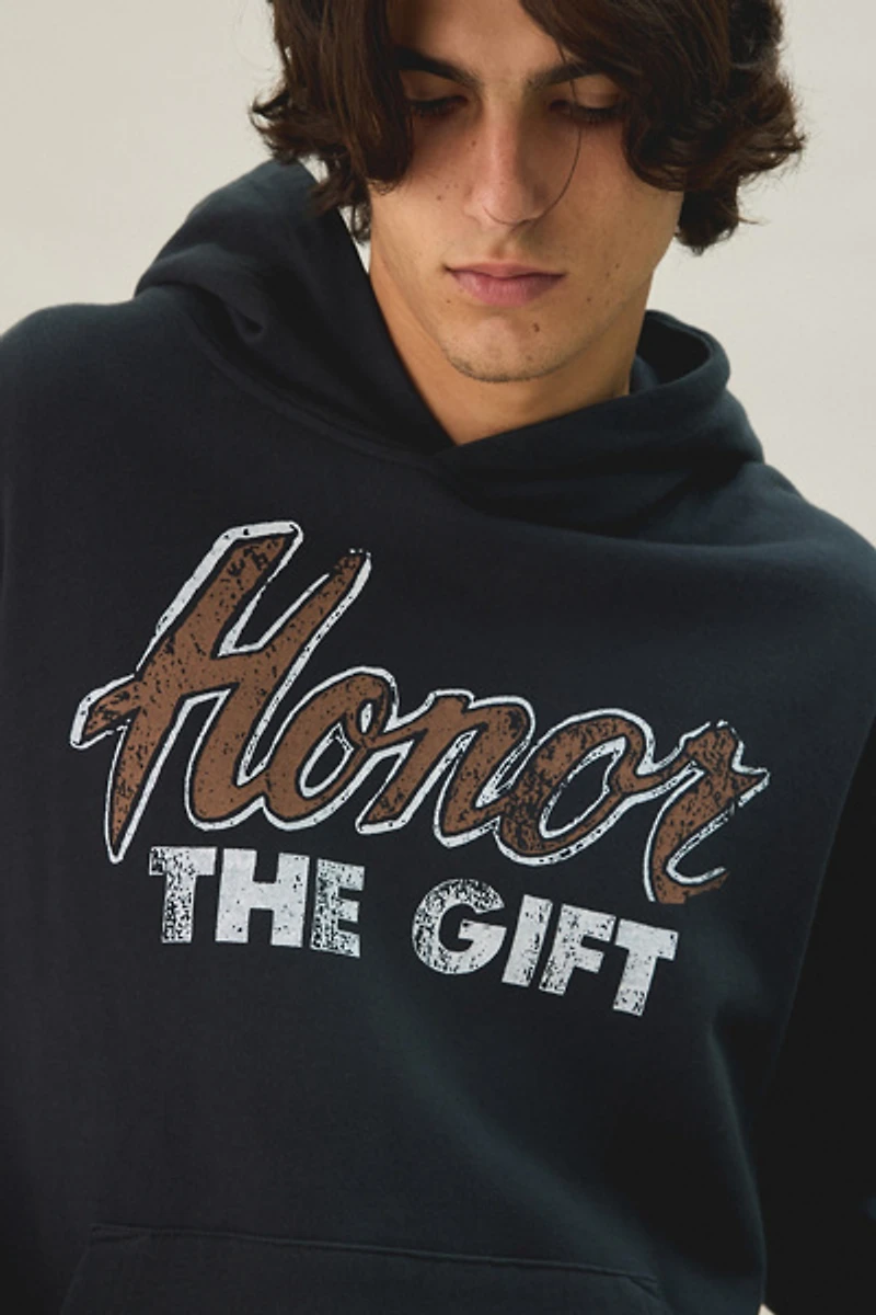 Honor The Gift Heart & Pride Graphic Hoodie Sweatshirt