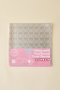 12-Inch Holographic Vinyl Record Outer Sleeve Set