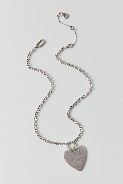 AllSaints Heart Charm Necklace