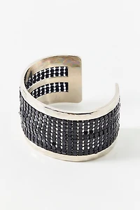 Midnight Disco Metal Cuff Bracelet