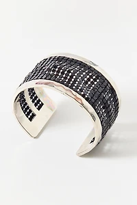 Midnight Disco Metal Cuff Bracelet