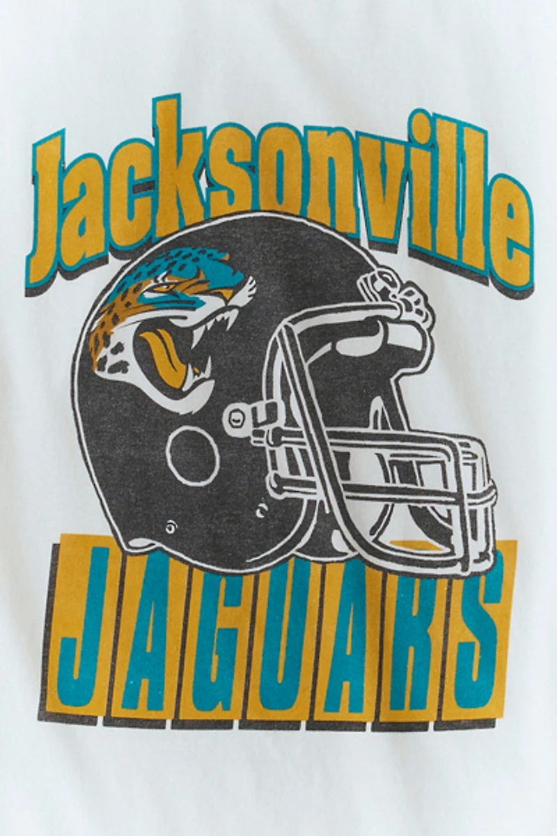 NFL Jacksonville Jaguars Throwback Helmet Graphic Tee
