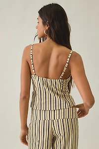 Motel Moirin Striped Scoop Neck Tank Top
