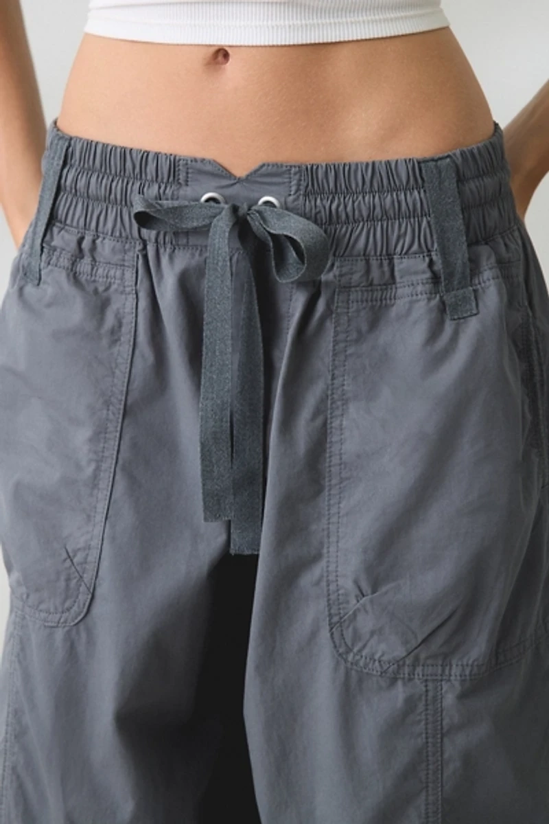 Lioness Fever Low-Rise Baggy Cargo Pants