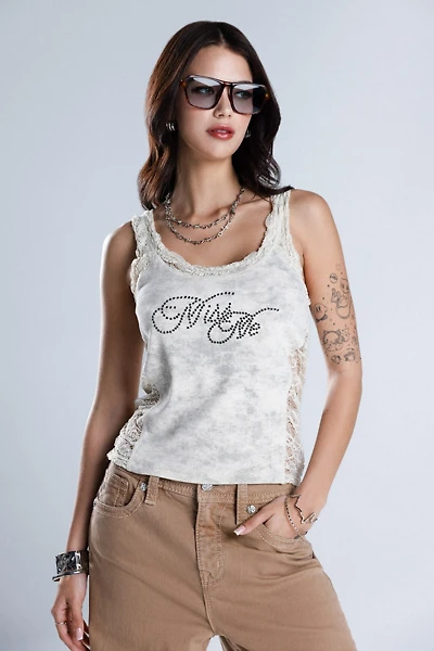 Miss Me Maris Graphic Tank