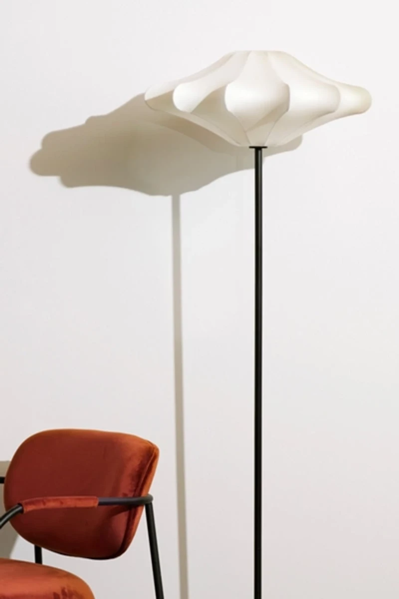 Brightech Atlas LED Resin Shade Floor Lamp