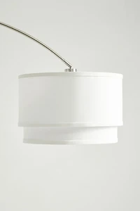 Brightech Mason LED Marble Base Arc Floor Lamp