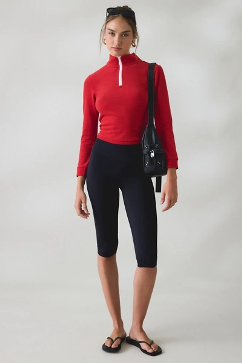 Lioness Mile High Quarter Zip Mock Neck Pullover
