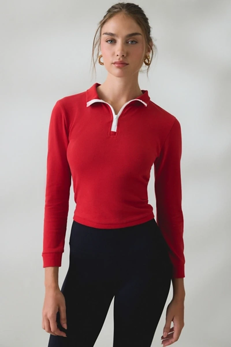 Lioness Mile High Quarter Zip Mock Neck Pullover