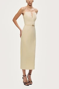 Nocturne Strappy Belted Midi Dress