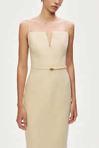 Nocturne Strappy Belted Midi Dress