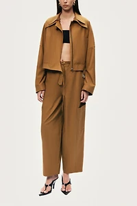 Nocturne High-Waisted Cargo Pocket Pants