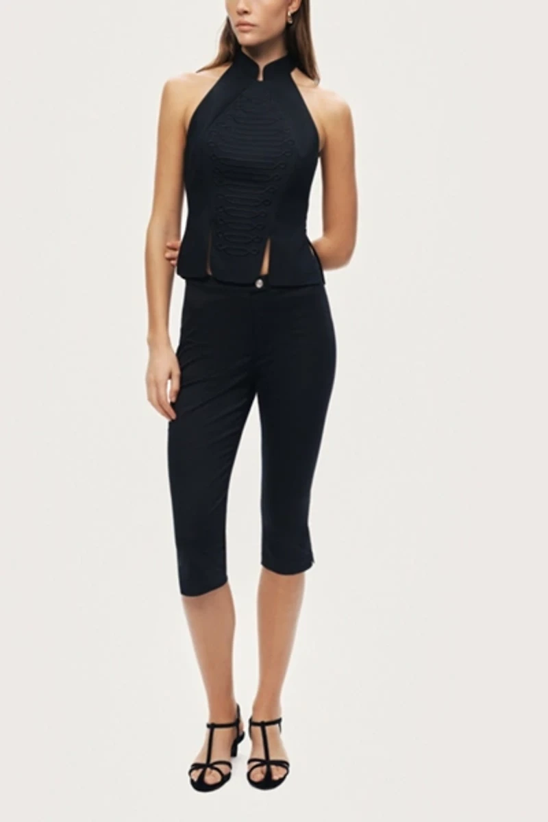 Nocturne Halter Neck Structured Top
