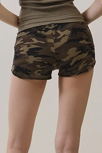 Personal Code Camo Print Shorts