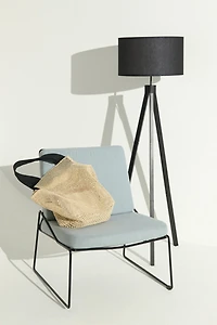 Brightech Eden LED Tripod Wood Floor Lamp