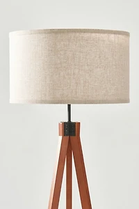 Brightech Eden LED Tripod Wood Floor Lamp