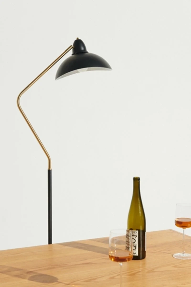 Brightech Swoop LED Arc Floor Lamp