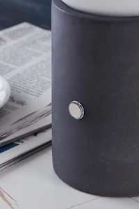 Brightech Kai LED Frosted Globe Shade Table Lamp