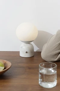 Brightech Mila LED Marble Base Table Lamp