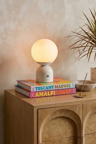 Brightech Mila LED Marble Base Table Lamp