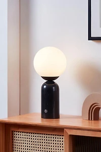Brightech Mila Tall LED Marble Base Table Lamp
