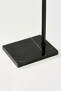 Brightech Logan LED Marble Base Arc Floor Lamp