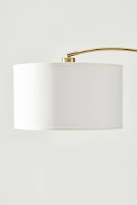 Brightech Logan LED Marble Base Arc Floor Lamp
