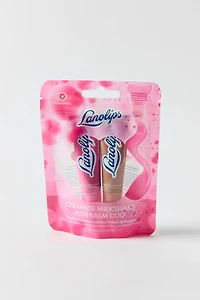 Lanolips Ceramide Milkshake Mini Lip Balm Duo Set