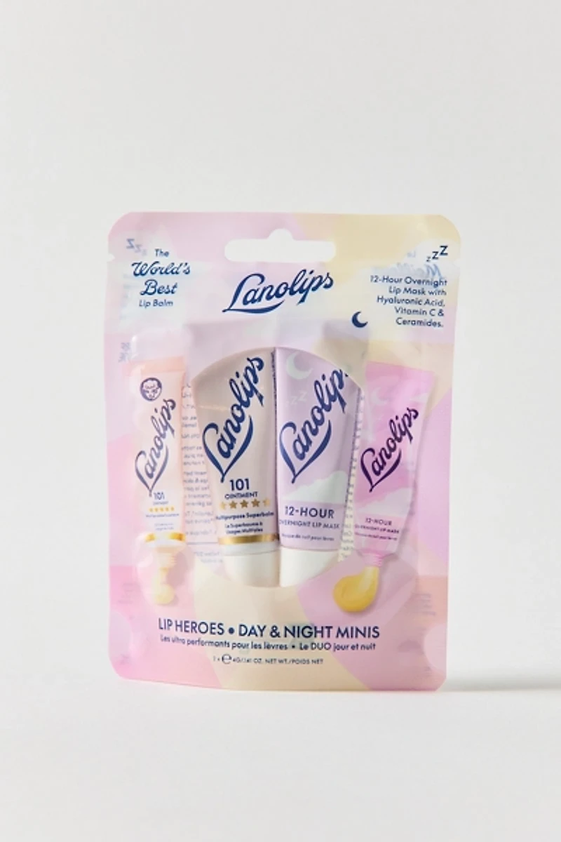 Lanolips Lip Heroes Day & Night Lip Balm Set