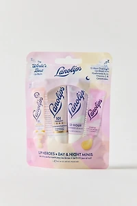 Lanolips Lip Heroes Day & Night Lip Balm Set