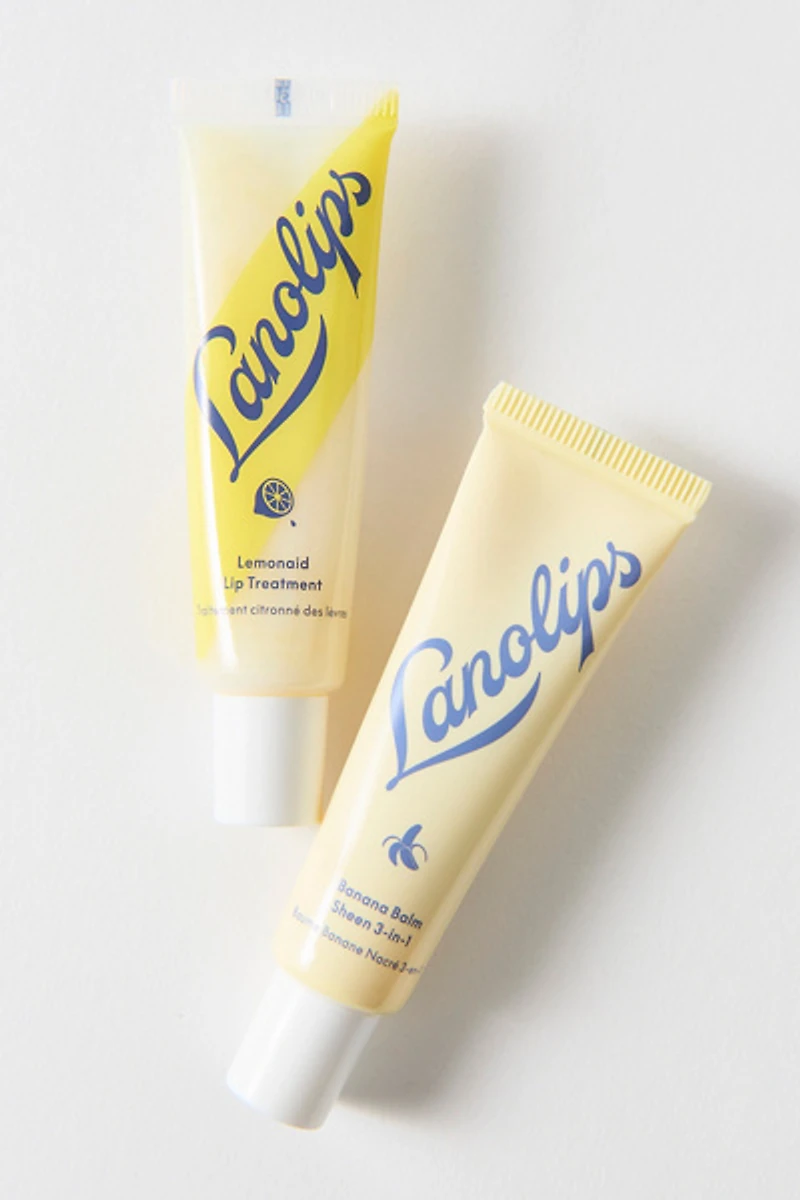Lanolips Limoncello Lip Treatment & Lip Balm Duo Set