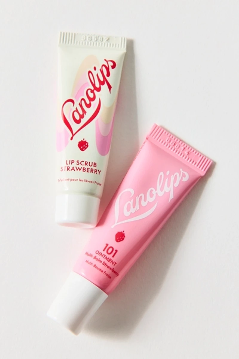Lanolips Mini Lip Scrub & Balm Duo Set