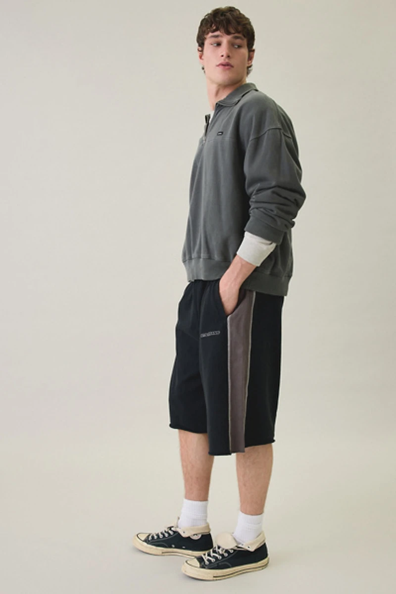 iets frans... Harri Raw Hem Sweatshorts