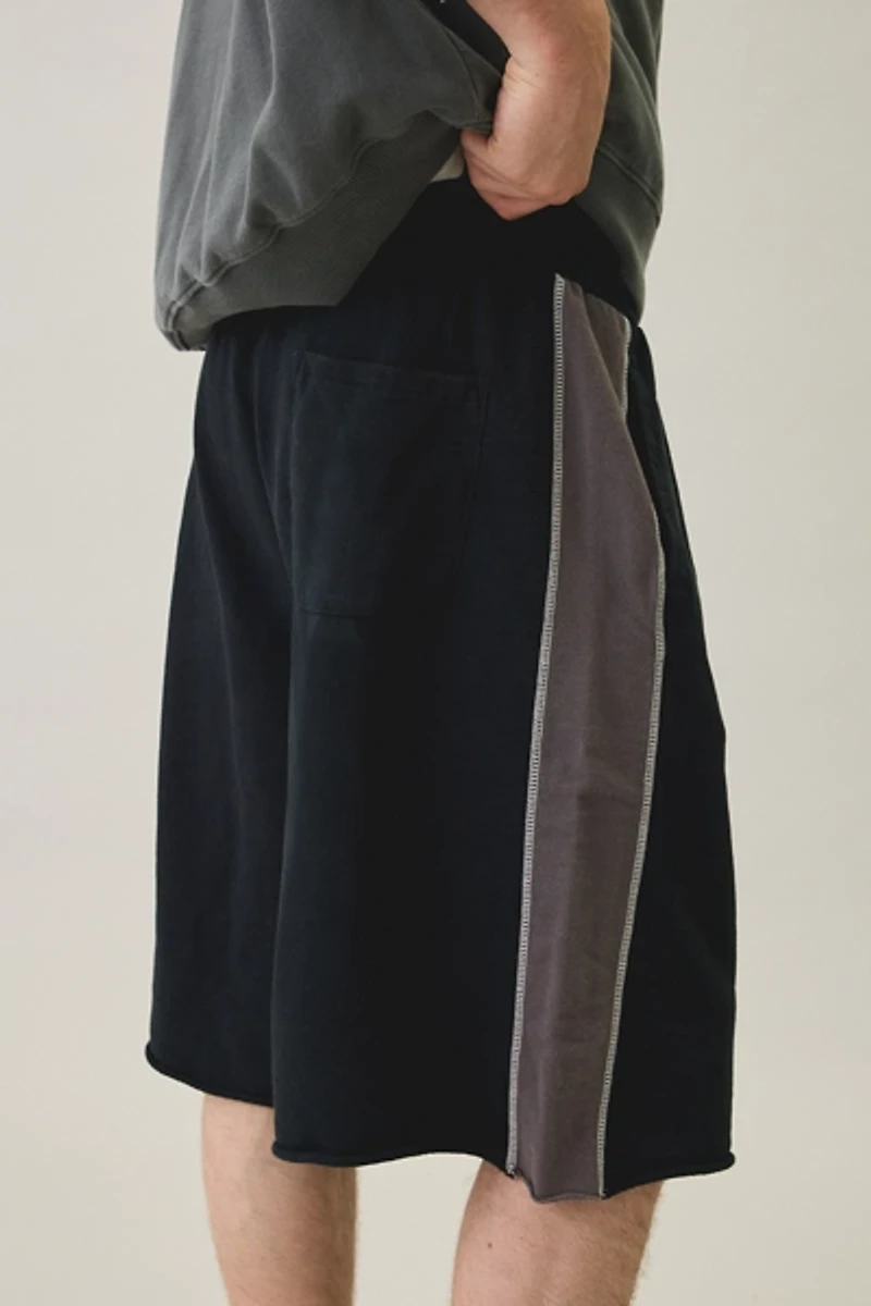iets frans... Harri Raw Hem Sweatshorts