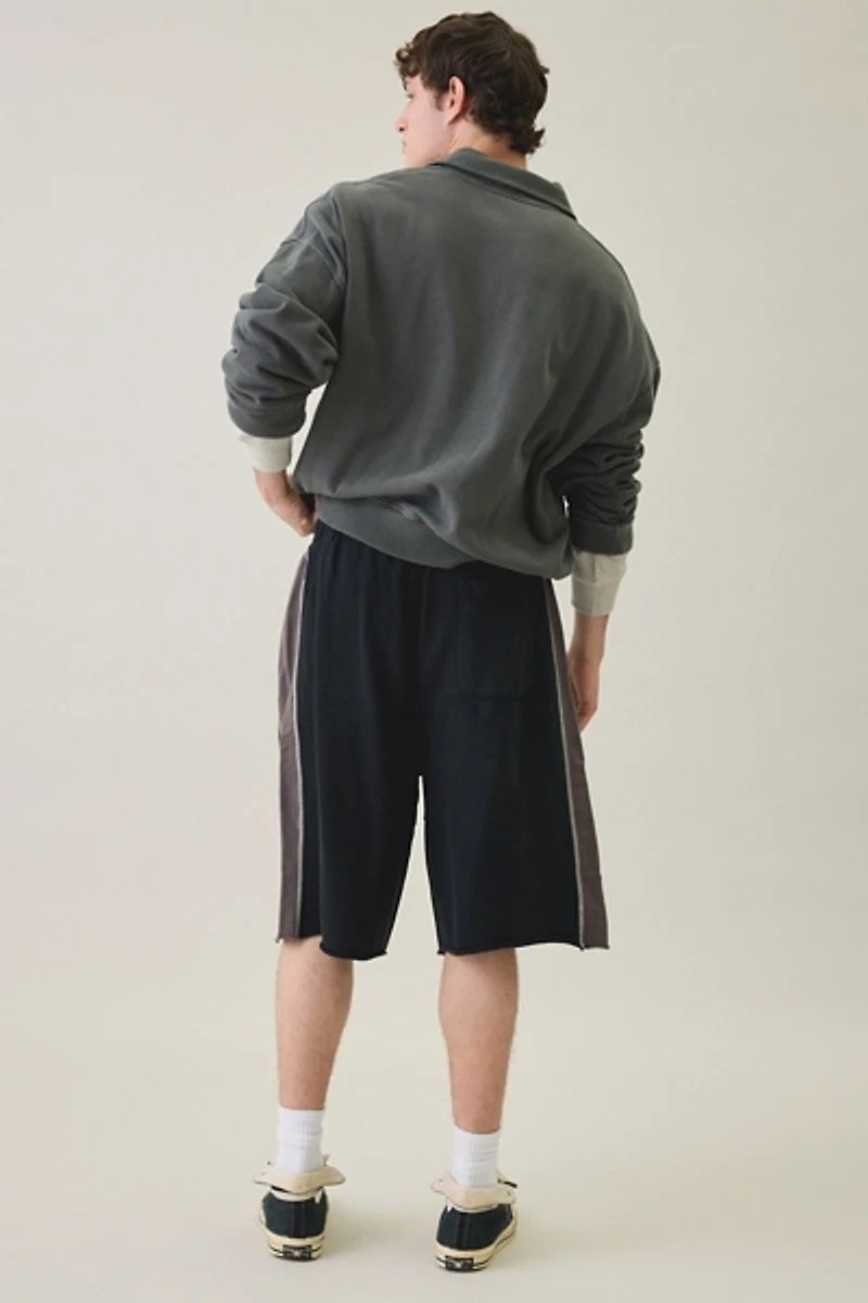 iets frans... Harri Raw Hem Sweatshorts