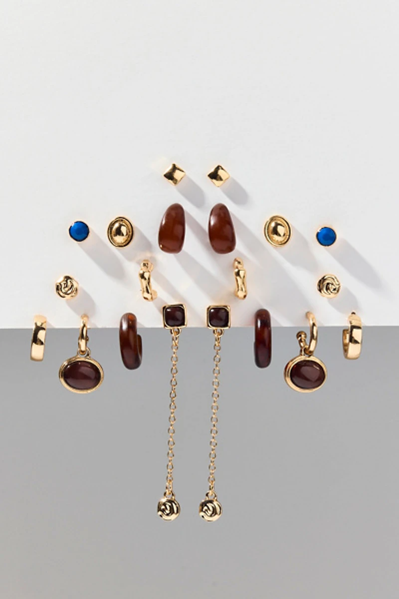Misha Color Pop Multi Earrings Set