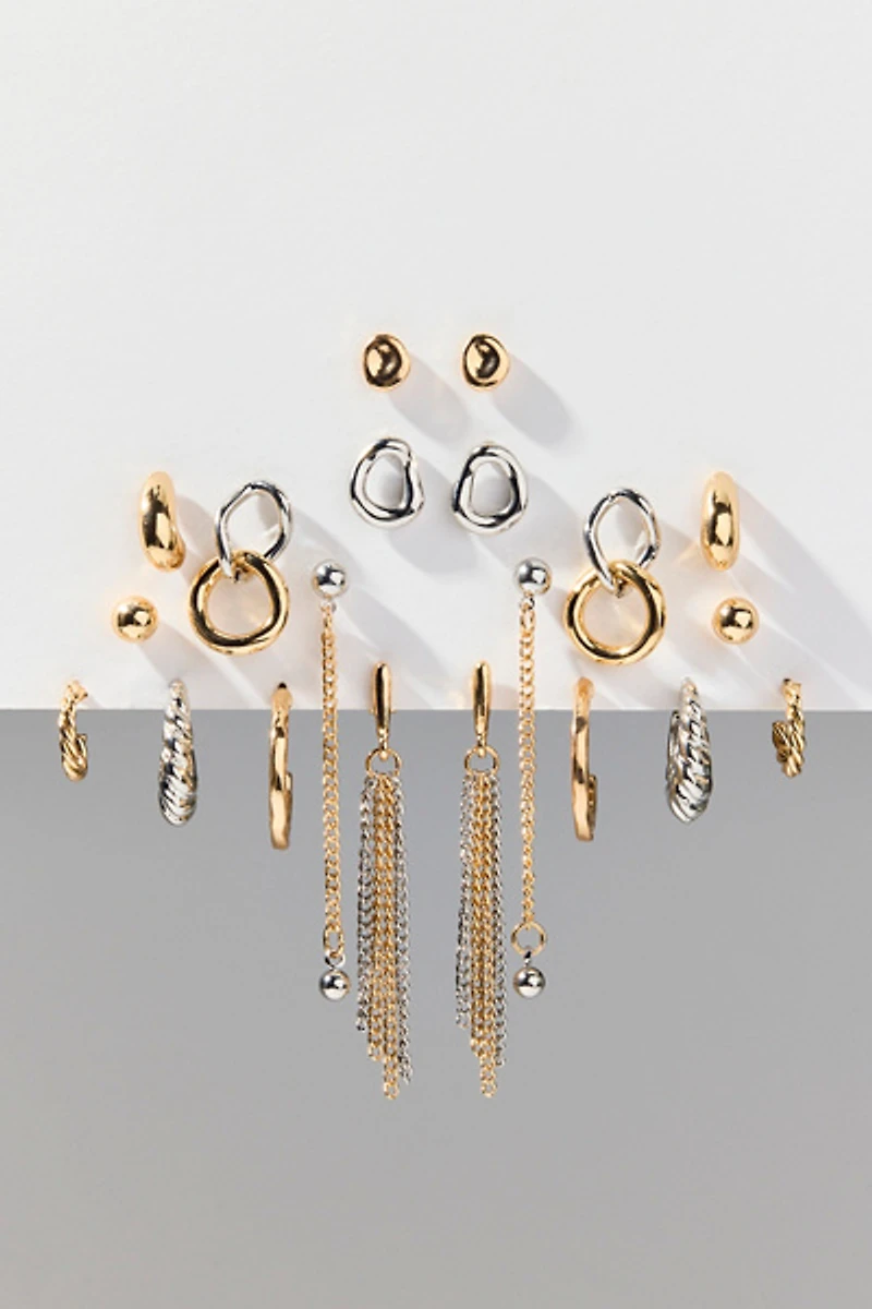 Scorpio Mixed Metal Multi Earrings Set