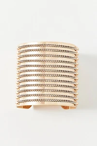 Donna Chain Extra-Wide Cuff Bracelet