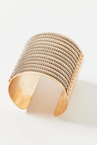 Donna Chain Extra-Wide Cuff Bracelet