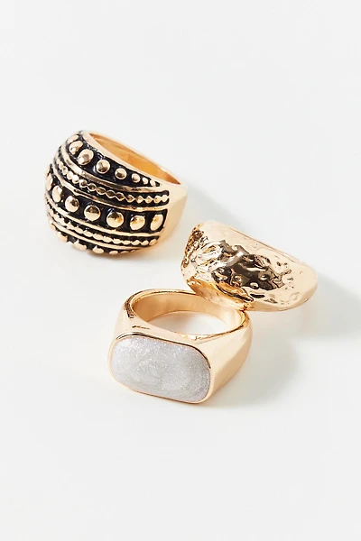 Sadie Chunky Boho Rings Set