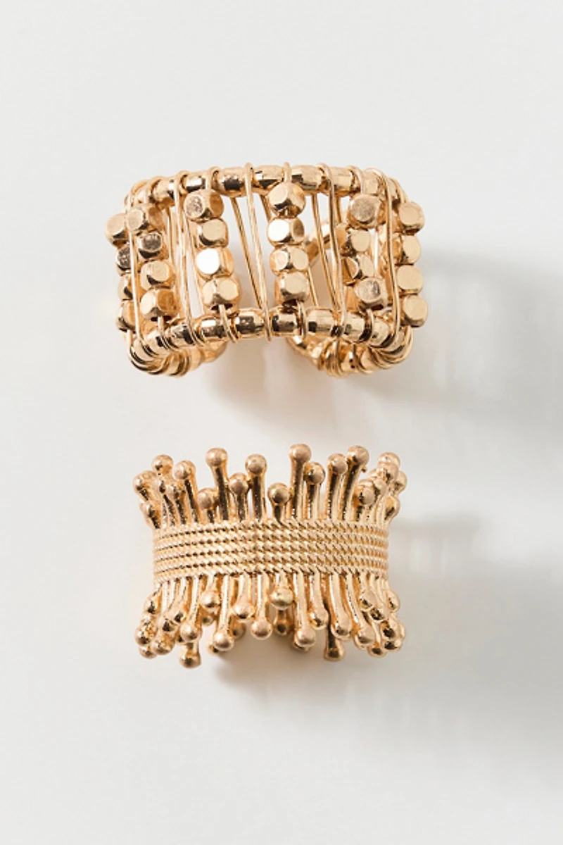 Diana Disco Statement Rings Set