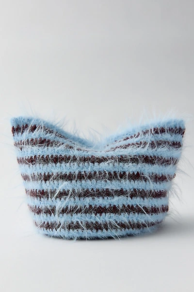 Mylo Striped Square Beanie