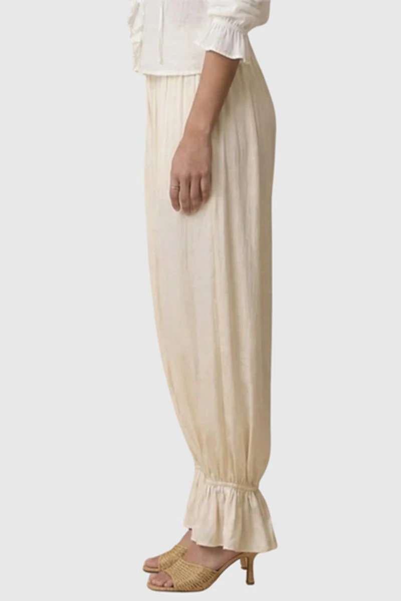 Modenaire Pleated Pull On Pants