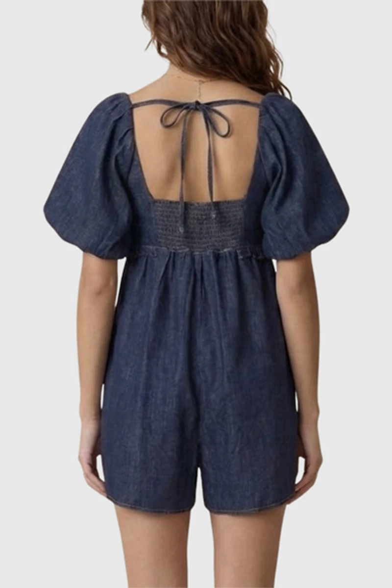 Modenaire Tie-Detail Romper