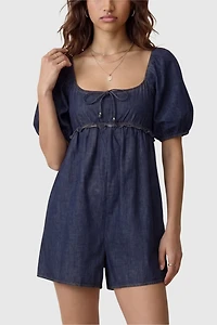 Modenaire Tie-Detail Romper