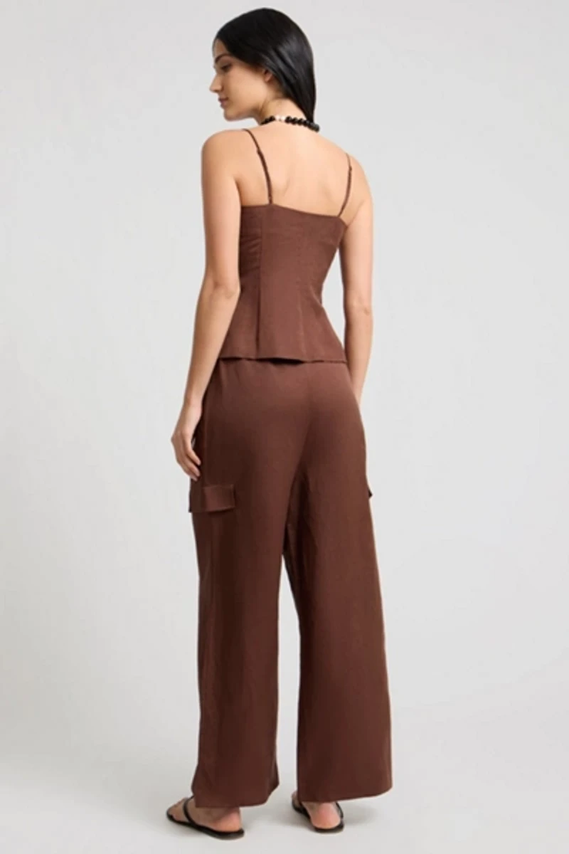 Onia Air Linen Cargo Pant
