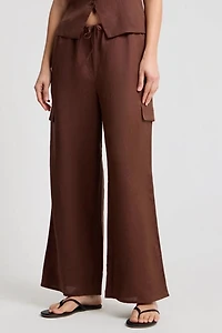 Onia Air Linen Cargo Pant